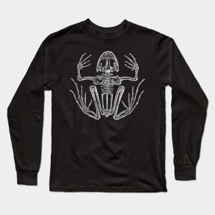 Frog Skeleton Long Sleeve T-Shirt